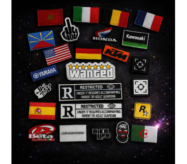 Customizable motorcycle patches | The Hood® Bikelife