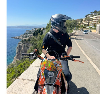 Magnetic Motorcycle Mask with Interchangeable Screen | The Hood®