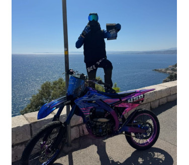 Cagoule Bikelife – Blue Shadow 1