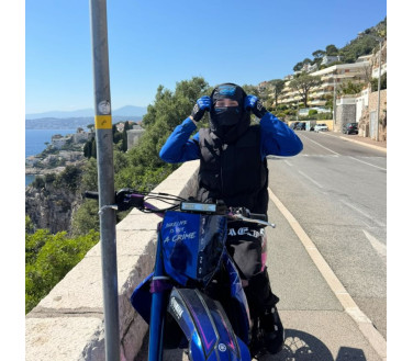 Cagoule Bikelife – Blue Shadow 1