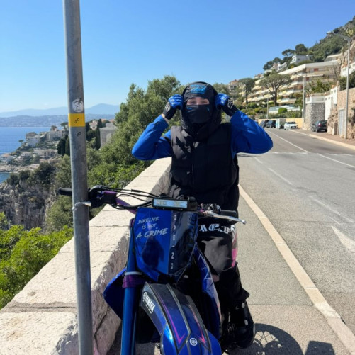 Cagoule Bikelife – Blue Shadow 1