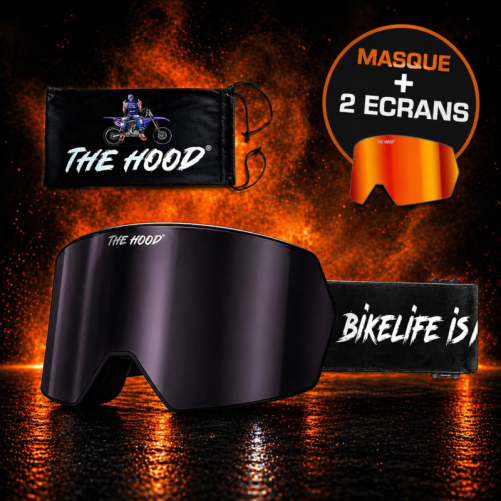 Starter Pack Magnetic Motorcycle Mask | Interchangeable Screen – The Hood®